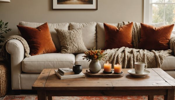 Déco intérieure chaleureuse